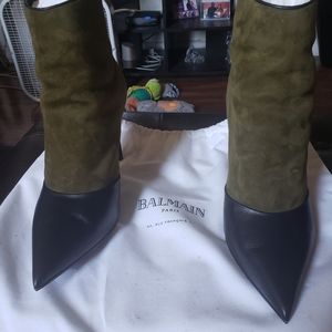 Leather and Suede ankle boot